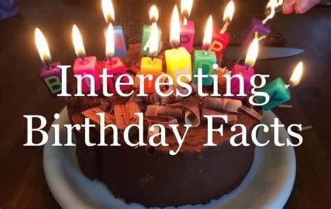Top Birthday Facts That You Didn’t Know | Motivational quotes for ...