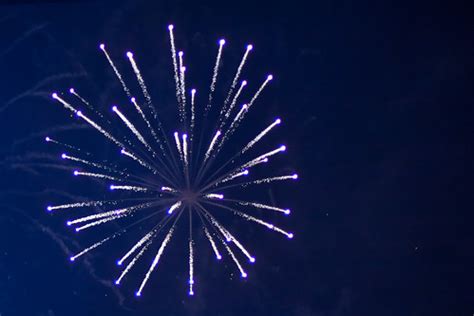 purple fireworks lighting   night sky circular purple flickr