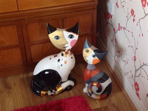 The Biggest Of My Rosina Wachtmeister Cats Tosca 48cm And Garibaldi