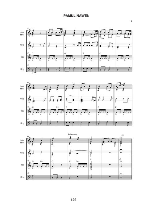 Pamulinawen Rehearsal Plan Philippine Bamboo Musical Instruments