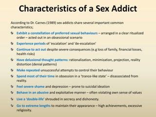 Sex Addiction The Secret Obsession Pptx