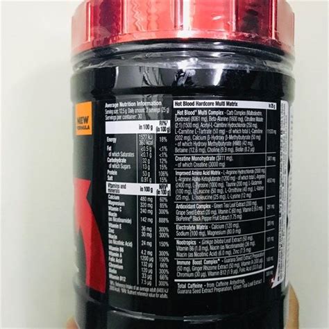 SCITEC NUTRITION HOT BLOOD HARDCORE SER GymWhey Shop