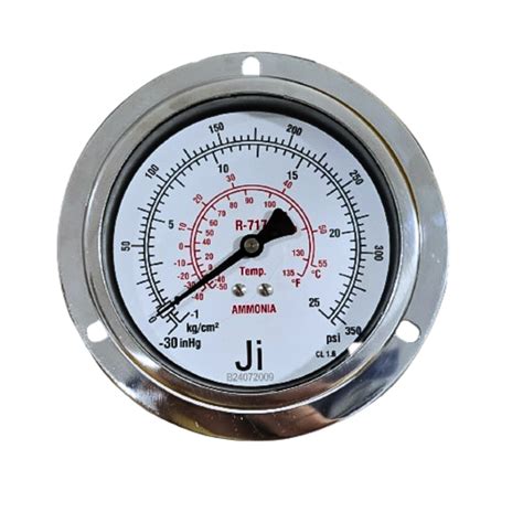 Best Economical Ammonia Gauge Dial Size 4 100 Mm Stainless Steel