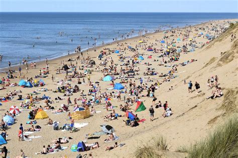 How It Looked On Formby Beach As Thousands Flock To Enjoy Sunshine