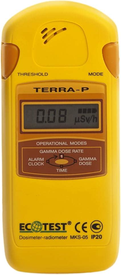 Geiger Counter Terra P Dosimeter Radiometer Radiation Detector Mks 05 Ip30