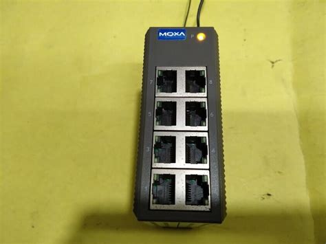 Moxa EDS-208 Rev 1.0 1201002081014 8-Port Industrial Ethernet Switch ...
