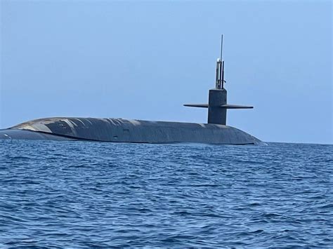CENTCOM Commander embarks USS West Virginia Ballistic Missile Submarine