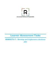 BSBMGT617 Learner Assessment Tasks Pdf Learner Assessment Tasks