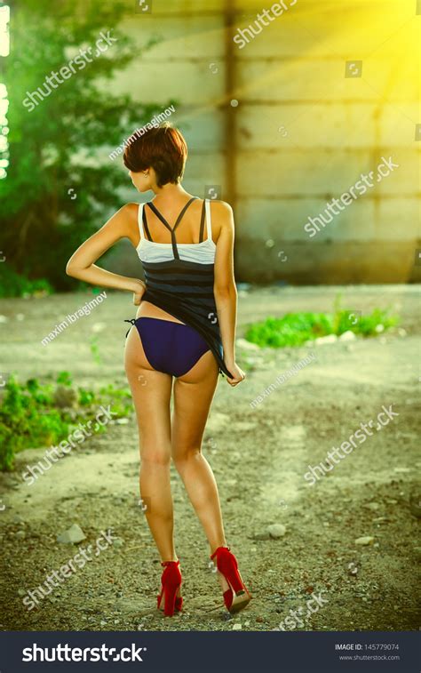 Sunlight Sexy Woman Nude Rear View Stock Photo Shutterstock