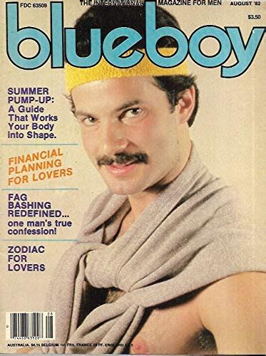Blueboy Gay Magazine Summer Pump Up August 1982 Amazon Books