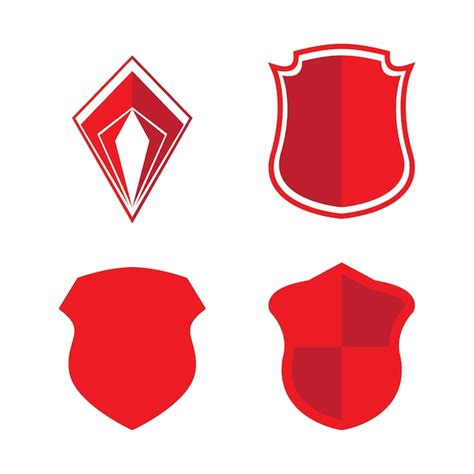 Premium Vector Shield Red Security Logo Vector