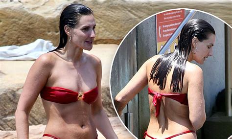 Miss Universe Australia Laura Dundovic Flaunts Her Sensational Figure In A Skimpy Bikini As She
