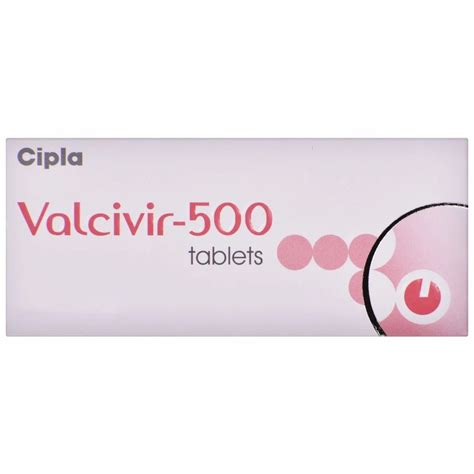 Valcivir 500 Tablet Valacyclovir 500mg At Rs 200 Stripe