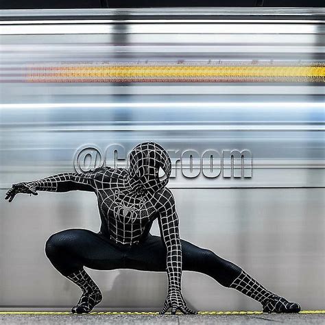 Fantasia Do Homem Aranha Tobey Maguire Preto Vermelho Perfeita Para