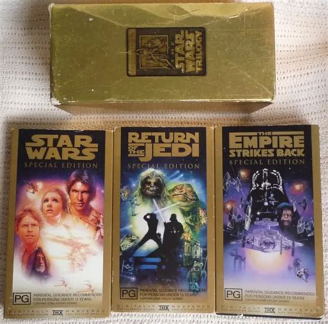 The Star Wars Trilogy Thx Special Edition Vhs Video Tapes Box Set Mark