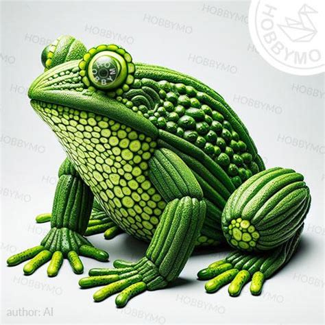 How To Make A Frog From A Cucumber Tutorial Hobbymo