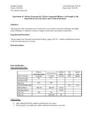 Experiment 4C Solvent Extraction Docx Heather Koehler Chem 2203 002