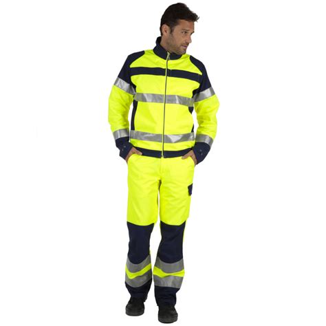 Blouson De Travail Homme Haute Visibilit Fluopro V Tements De Travail