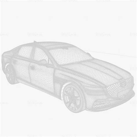 Genesis G80 Premium Sedan Car 3D Model