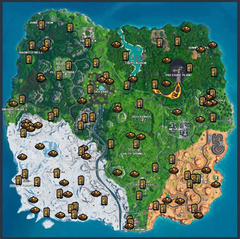 Fortnite Season 9 Week 7 Challenges Cheat Sheet Locations