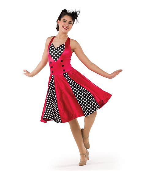 Retro 40s Dress Character Dance Costume A Wish Come True