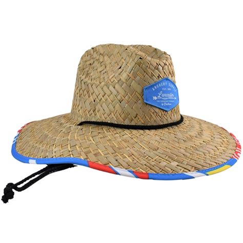 Sol Customized Straw Hat With Full Color Imprint Item R1170m