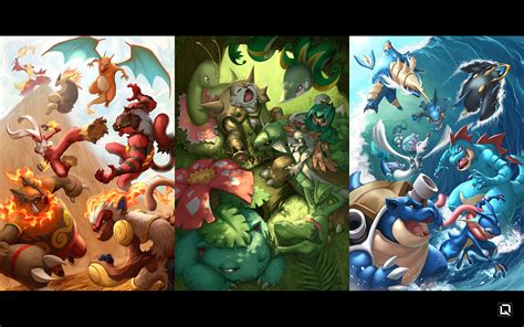 Kuroi Tsuki Blastoise Blaziken Charizard Chesnaught Decidueye Delphox Emboar Empoleon