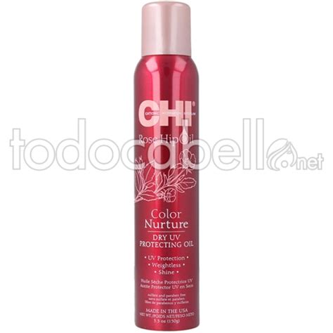 Farouk Chi Rose Hip Oil Color Aceite Protector Uv En Seco 150g Productos Profesionales De