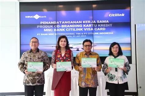 Gandeng MNC Bank Citilink Siap Ekspansi Rute Penerbangan Internasional