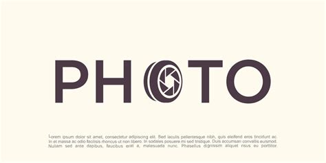 Lens Of Photography Logo Design Vector Template. Modern Design. Lens ...