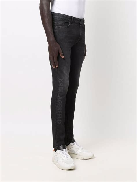 Karl Lagerfeld Faded Skinny Jeans Farfetch