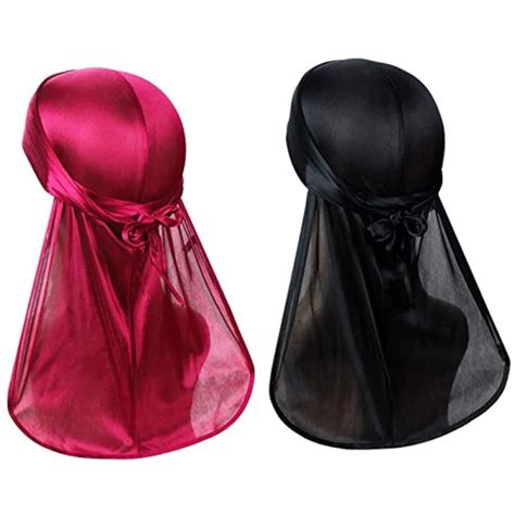 Dropship Silky Durags For Men Women 360 Waves With 1 Wave Cap Silky