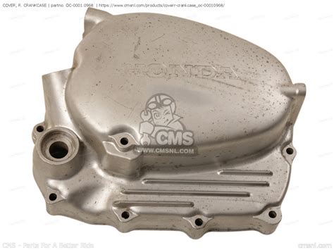 OC 0001 0968 Cover R Crankcase Honda An Alternative For 11330 330