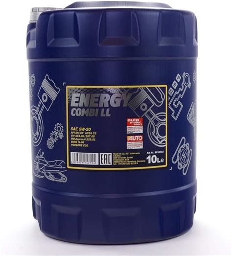 MANNOL Energy Combi LL 5 W de 30 API SN CF motorenöl 10 L Amazon es