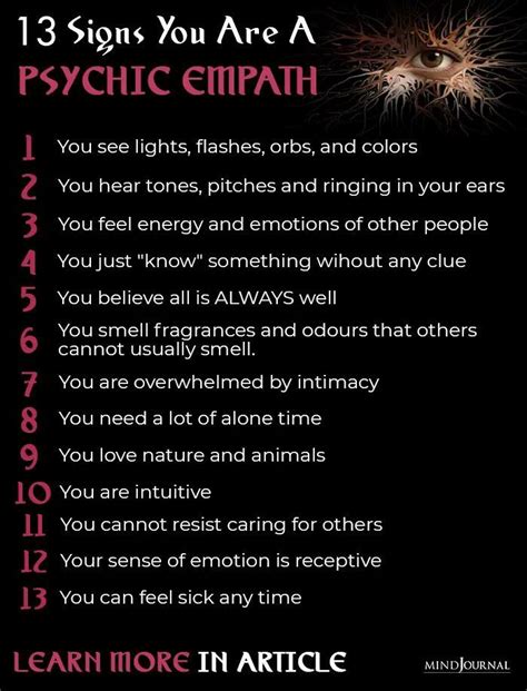 Signs You Are A Psychic Empath The Minds Journal Psychic Empath