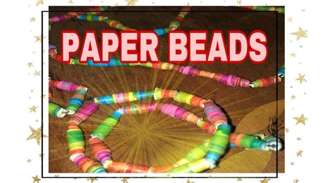 Mapeh Arts Paggawa Ng Paper Beads Youtube