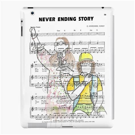 Stranger Things Never Ending Story Dustin And Suzie IPad Case