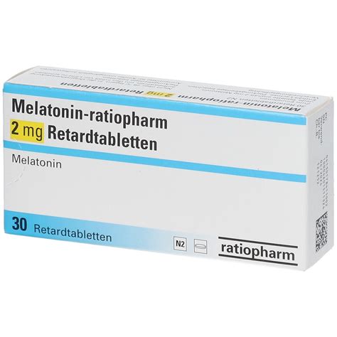 Melatonin Ratiopharm 2 Mg 30 St Mit Dem E Rezept Kaufen Shop Apotheke