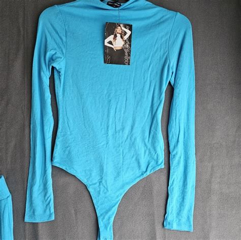 Naked Wardrobe Tops Nwt Naked Wardrobe Thong Bodysuit Poshmark