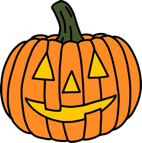 Simplicity Halloween Pumpkin Freehand Drawing Flat Design 11704509 Png