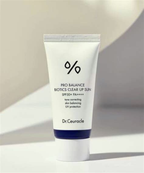 DR.CEURACLE / Солнцезащитный крем Pro Balance Biotics Clear Up Sun ...