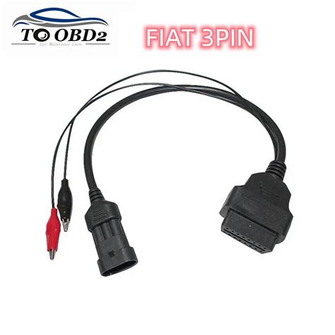 OBD2 Cabo Adaptador De Diagn Stico Conector F Mea 3 Pinos Para 16 Pinos