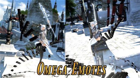 Ffxiv Omega Statue Emotes Simulation F And M Final Fantasy 14 Videos