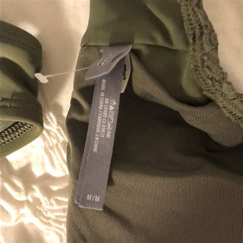 Aerie Swim Nwot Aerie Olive Green Bikini Set Poshmark