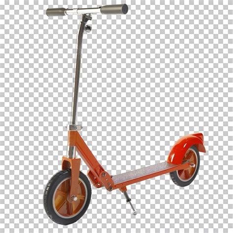 Kick Scooter Isolated On Transparent Background Premium AI Generated PSD