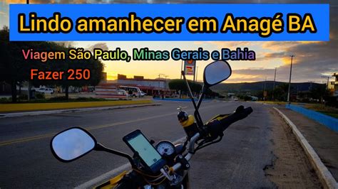 EP 13 Lindo amanhecer em Anagé BA BA 262 Viagem de moto de baixa