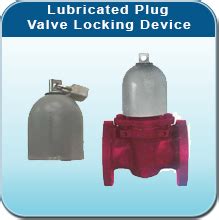 Lubricated Plug Valve Locking Device Gas And Water Meters Mvandc