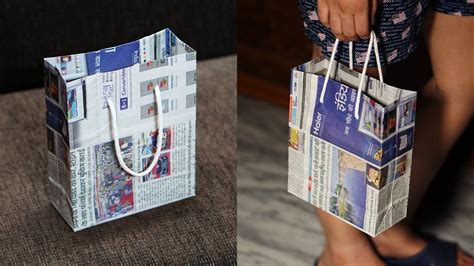 How To Make An Eco Friendly Paper Bag Using Newspaper Artofit