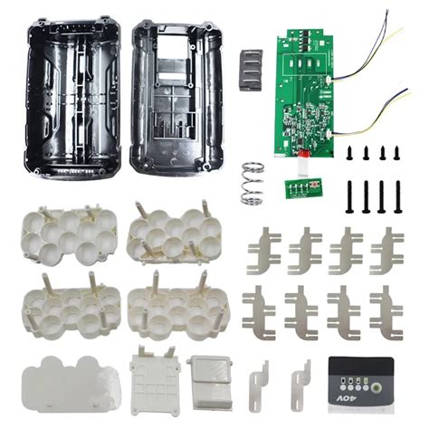 Op Li Ion Battery Plastic Case Pcb Circuit Board Box Shell For