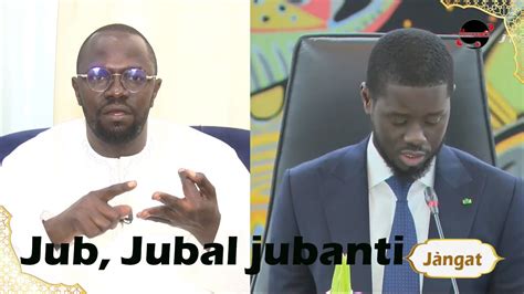 Jangatu Biss bi Jub Jubal jubanti le slogan du président Bassirou